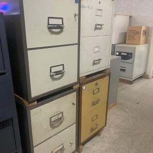 Used Chubb 2 draw Fire Resistant Filing Cabinets - Used Safes