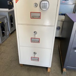GDF3000 1 hour 3 draw Filing cabinet Safes - Fire Resistant Guardall Safe